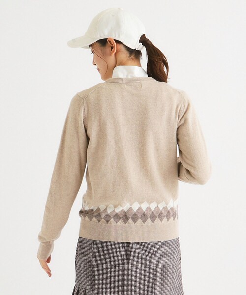 adabat（アダバット） ニット セーター ロゴデザイン 長袖カシミヤ