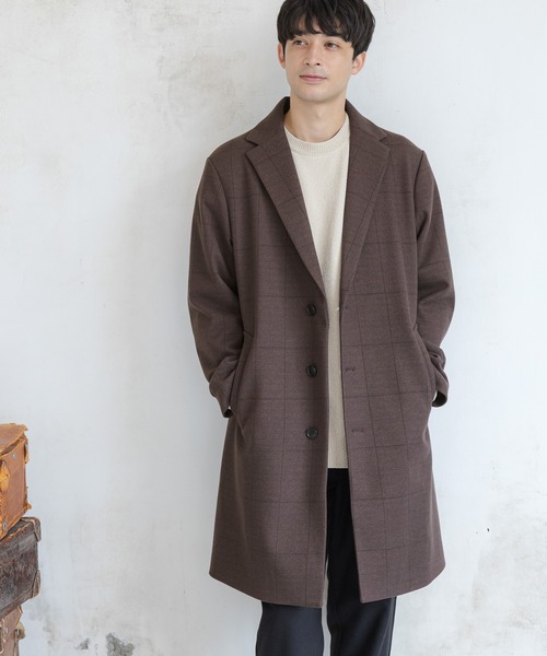 Finlayson Lサイズ チェスターコート シロップ． コート チェスターコート フィンレイソン はおるよう