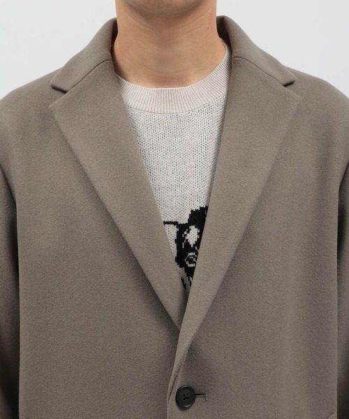 La Totalite ウールビーバーチェスターコート 日本製 ◇【MADE IN JAPAN FABRIC】尾州ウールビーバースタンド