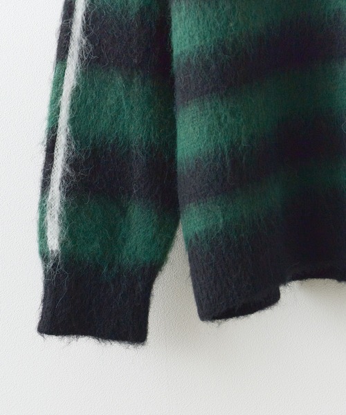 Chick ニット セーター Game Shirt like border Knit / ゲーム