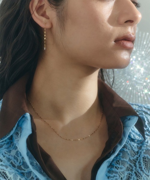 ネックレス 「金属アレルギー軽減」「silver925」ペタルチェーンＧＰネックレス レディースの画像
