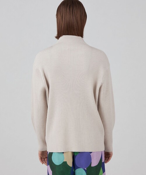 ボールジー トゥモローランド 23AW ストレッチリブハイネックプルオーバー Ballsey（ボールジィ） ニット セーター ウールポリエステルストレッチ