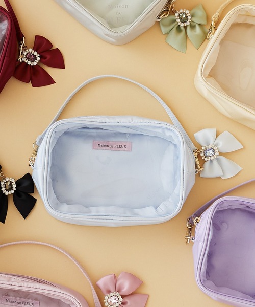 Maison de FLEUR ポーチ EC限定クリアポーチM レディース