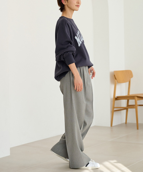 【超美品】JOURNAL STANDARD relume マットタックパンツ JOURNAL STANDARD relume スラックス パンツ 「追加2」マット