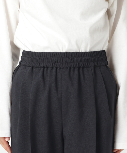 【超美品】JOURNAL STANDARD relume マットタックパンツ JOURNAL STANDARD relume スラックス パンツ 「追加2」マット