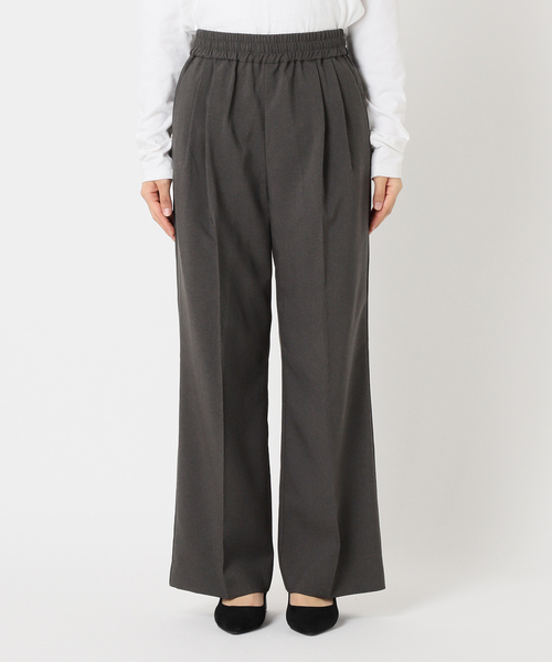 【超美品】JOURNAL STANDARD relume マットタックパンツ JOURNAL STANDARD relume スラックス パンツ 「追加2」マット