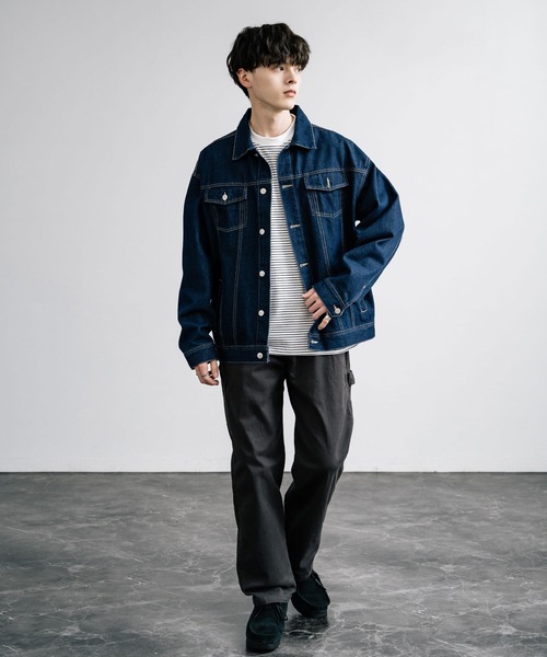 Rocky Monroe パンツ ワイドペインターストレッチツイルパンツ