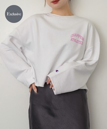 トレーナー スウェット 「別注」Champion×SENSE OF PLACE　カットオフスウェット レディース｜ZOZOTOWN Yahoo!店