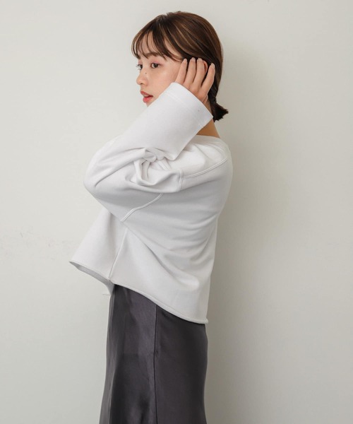 トレーナー/スウェット louren 2way cachecoeur sweat coen（コーエン） トレーナー スウェット 2wayアソートカレッジロゴ裏