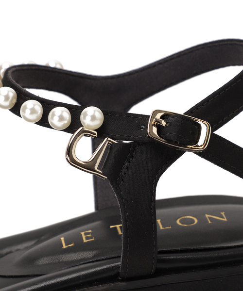 LE TALON 「LE TALON」 ヒールサンダル MEDIUM ブラック
