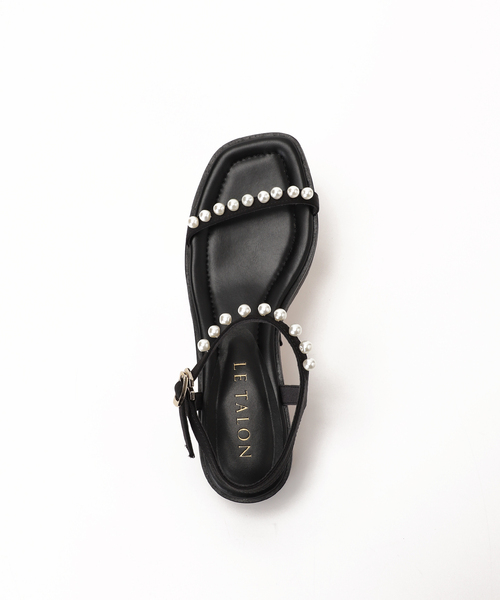 LE TALON ブラック 23.5 LE TALON 「LE TALON」 ヒールサンダル MEDIUM ブラック