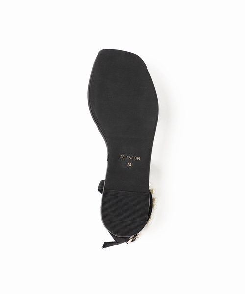 LE TALON ブラック 23.5 LE TALON 「LE TALON」 ヒールサンダル MEDIUM ブラック