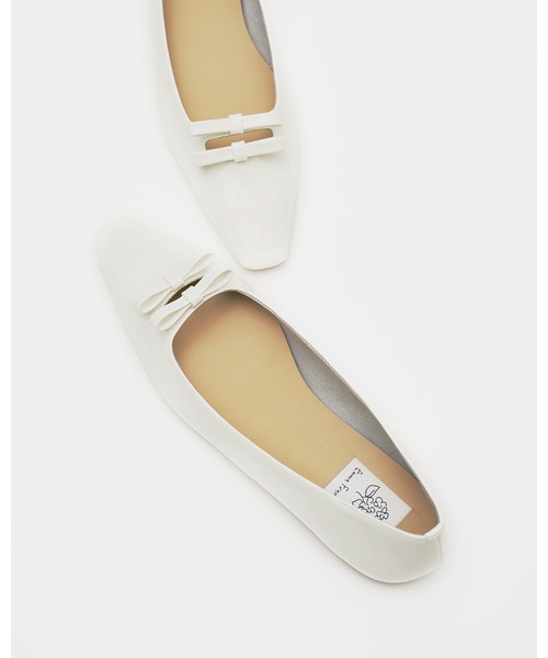 パンプス ダブルリボン フラットパンプス : ZOZOTOWN Yahoo!店 - 通販