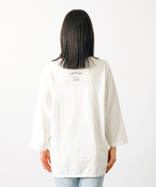 tシャツ 「JHANKSON x Le Melange」フォトプリント ロンT / 長袖Tシャツ「WEB限定」 レディース tシャツ 「JHANKSON x Le Melange」フォトプリント ロンT / 長袖