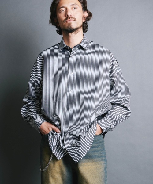 Magine（マージン） シャツ 「SELECT」IR:BI PATTRN BIG SHIRTS L/S
