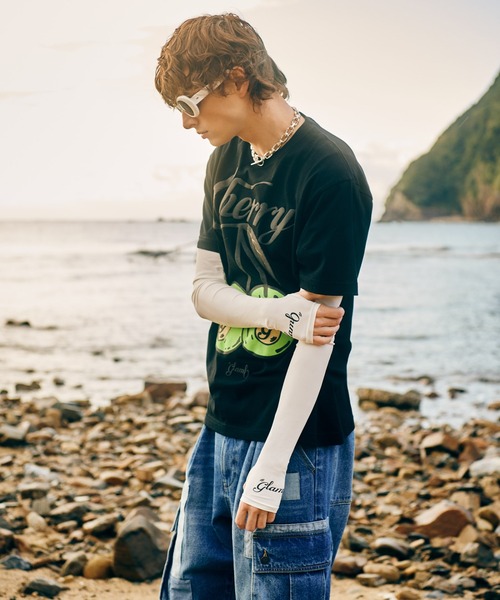 glamb グラム Spin Logo Arm Cover スピンロゴアームカバー アームカバー atfacc glamb（グラム） アームカバー Spin Logo Arm Cover / スピンロゴ