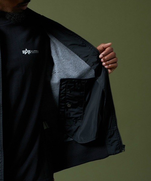 Alpha Industries 「ALPHA」 ブルゾン LARGE ブラック メンズ