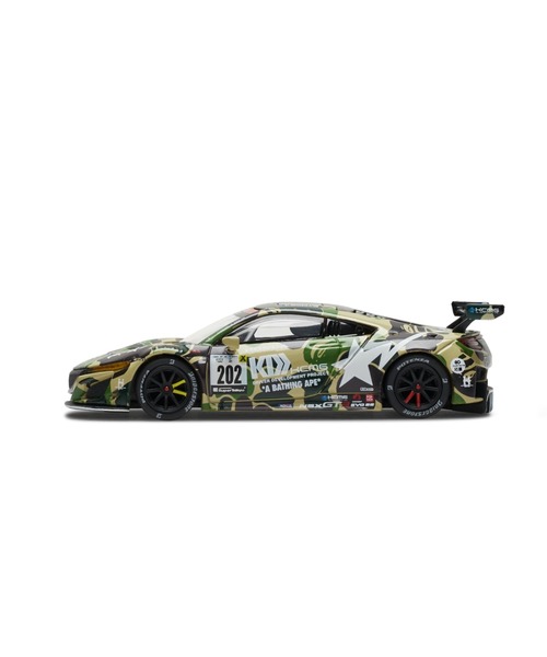 A BATHING APE - 【 BAPE X POPRACE 】HONDA NSX GT3 新品　ベイプ BAPE x POPRACE HONDA NSX GT3 BAPE 1:64 Minicar New EVO22BAPE