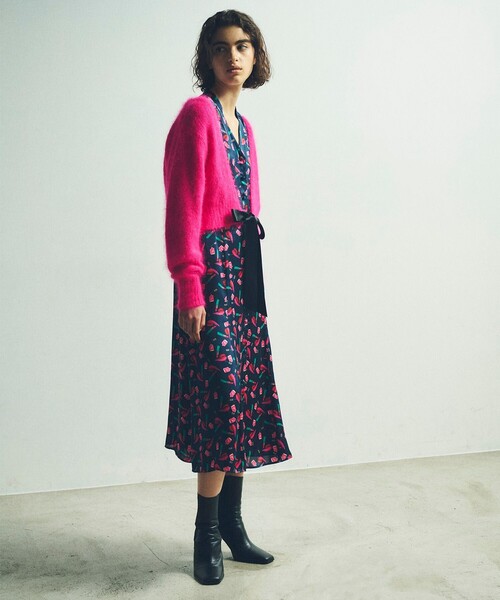 未使用品￥29400 グレースコンチネンタル カーディガン 36 GRACE CONTINENTAL（グレースコンチネンタル） ニットカーディガン 36