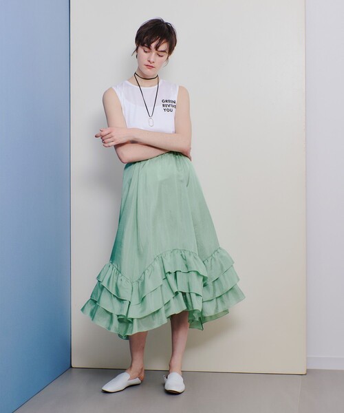 アルアバイル♡ロゴノースリーブプリントT ノースリーブロゴTEE|allureville OFFICIAL SITE / ONLINE SHOP