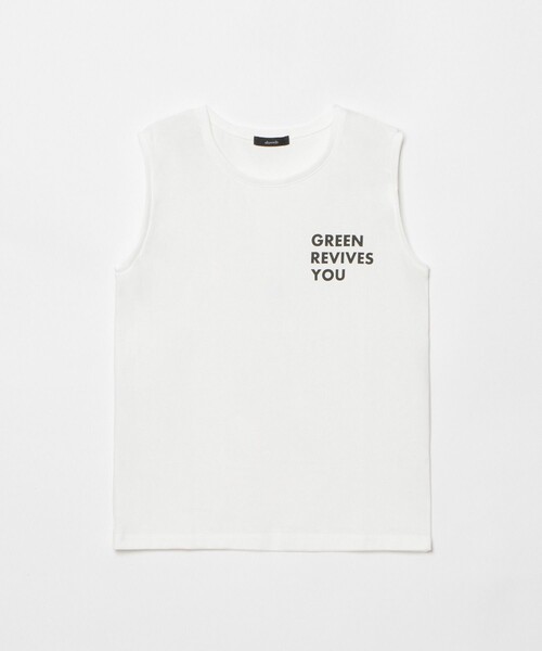 アルアバイル♡ロゴノースリーブプリントT ノースリーブロゴTEE|allureville OFFICIAL SITE / ONLINE SHOP
