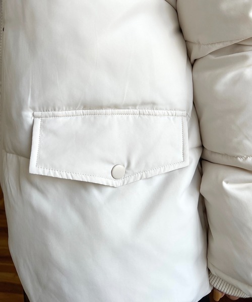 「moment+」 ジップアップブルゾン M アイボリー レディース_画像3