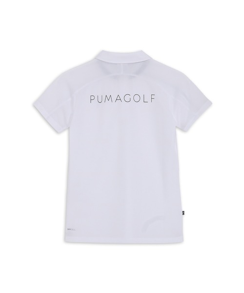 ポロシャツ ポロ PUMA プーマ ウィメンズ ゴルフ SB バックプリント ライン 半袖 ポロシャツ レディース PUMA ポロシャツ ポロ プーマ ウィメンズ ゴルフ SB バック