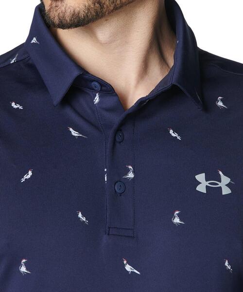 UNDER ARMOUR ポロシャツ UAプレーオフ3.0 プリント ポロ