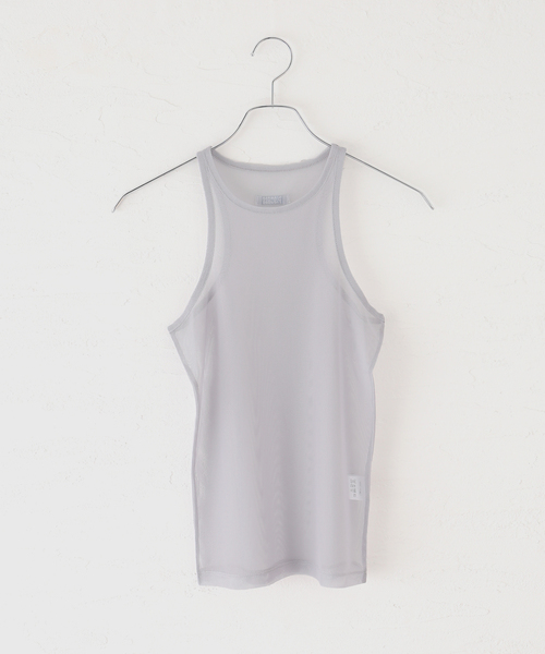 タンクトップ ノースリーブ PISCESS/パイシス Solid Mesh TANK レディース
