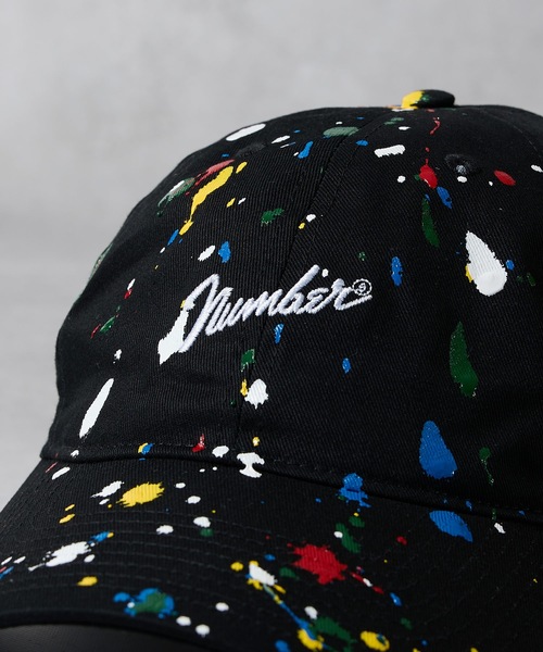 帽子 Lynn NUMBER (N)INE キャップ 帽子 HAND PAINTED COTTON TWILL