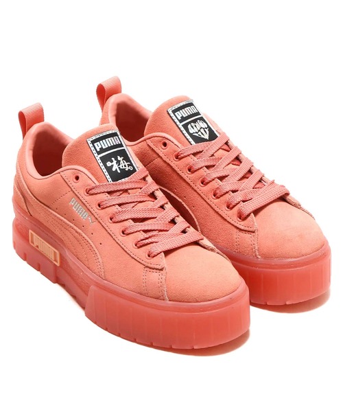 PUMA 「PUMA」 ローカットスニーカー 23cm ピンク レディース