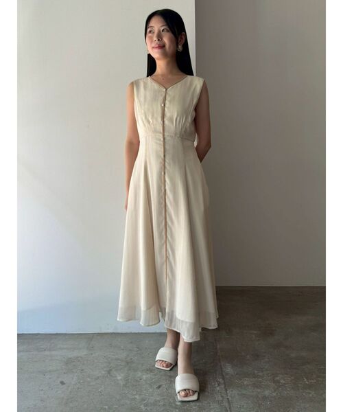 LAGUNAMOON（ラグナムーン） ワンピース バイカラーパイピング