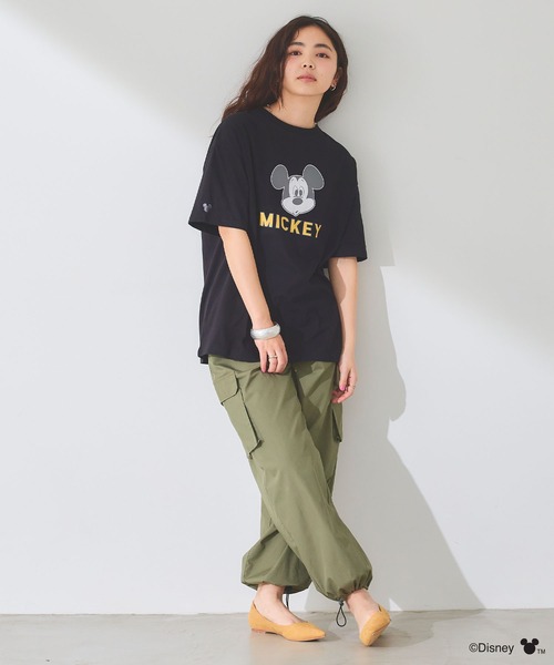 Disney tシャツ 「Disney/ディズニー」ミッキーマウスフェイス