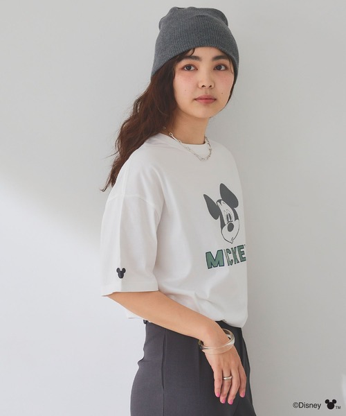 Disney tシャツ 「Disney/ディズニー」ミッキーマウスフェイス