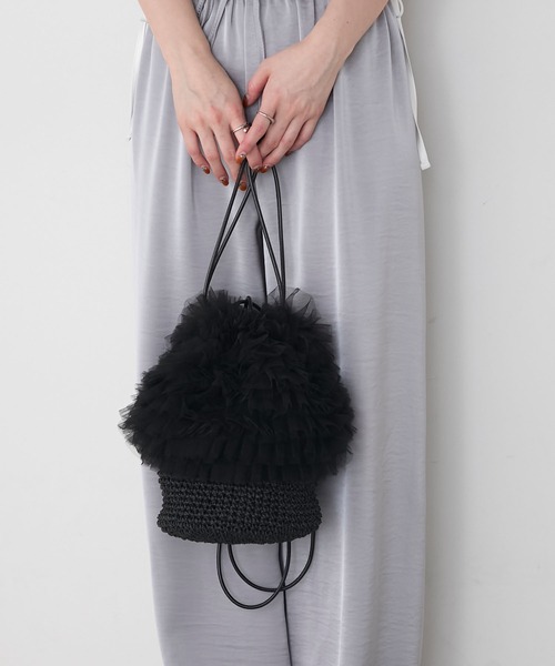 kate spade / ヌーヴォー ストロー ミディアム サドル バッグ kate spade NEW YORK ショルダーバッグ バッグ ヌーヴォー