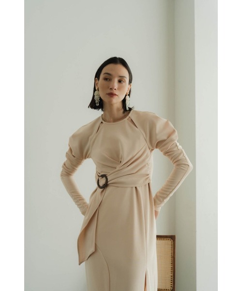 【最終値下】KnuthMarfワンピース KnuthMarf off shoulder design one piece