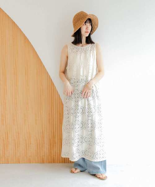 URBAN RESEARCH DOORS ワンピース サークルレース2WAYワンピース
