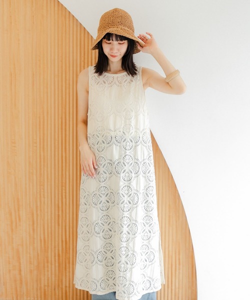 今季アーバンリサーチドアーズ サークルレース2wayワンピース 新品タグ付き☆ URBAN RESEARCH DOORS ワンピース サークルレース2WAYワンピース