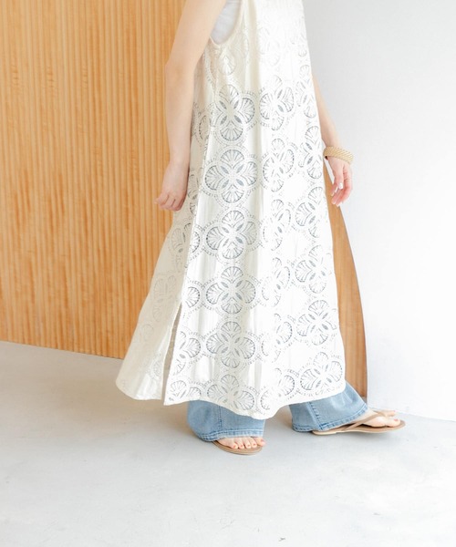 URBAN RESEARCH DOORS ワンピース サークルレース2WAYワンピース