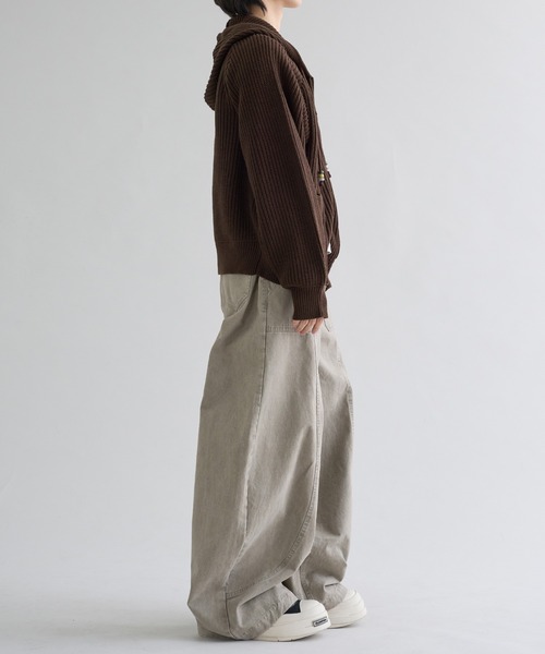 パンツ 「EPNK」Washed cotton baker pants / ウォッシュドコットン