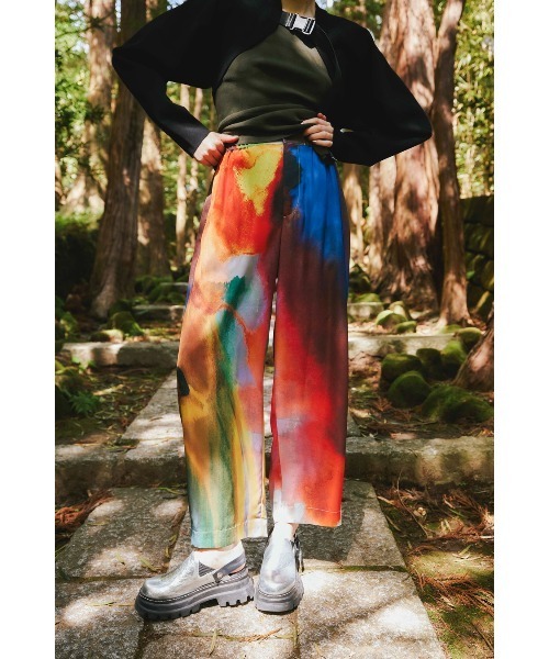 OMMO（オーエムエムオー） パンツ EVOLVE PRINT PT レディース