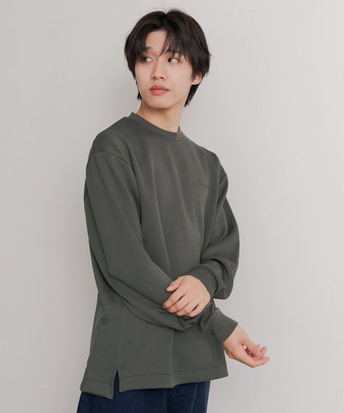 「SENSE OF PLACE by URBAN RESEARCH」 長袖Tシャツ MEDIUM ブルー メンズ