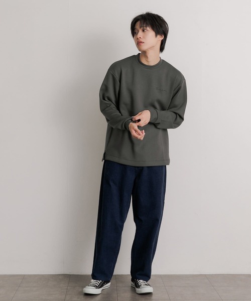 「SENSE OF PLACE by URBAN RESEARCH」 長袖Tシャツ MEDIUM ブルー メンズ