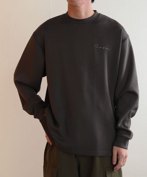 「SENSE OF PLACE by URBAN RESEARCH」 長袖Tシャツ MEDIUM ブルー メンズ