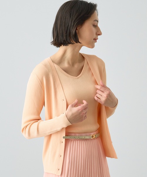 新品ANAYI 半袖カーディガン サイズ36 ベージュ カーディガン|トップス|商品一覧｜ANAYI OFFICIAL ONLINE STORE