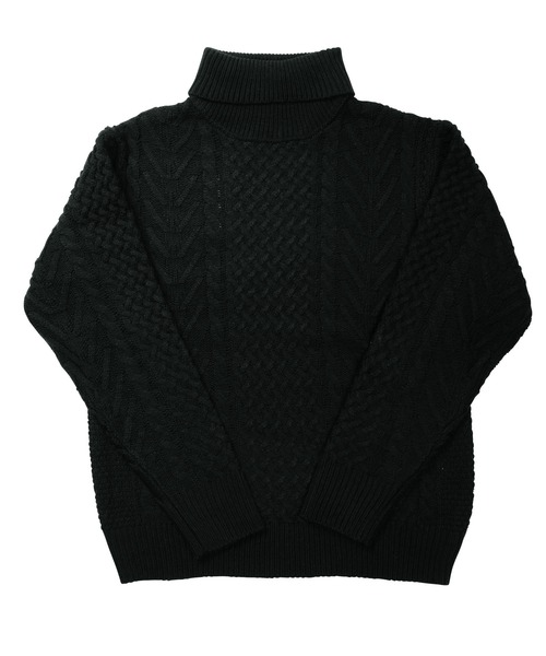 「roshell」 タートルネックニット SMALL グレー系その他 メンズ_画像4