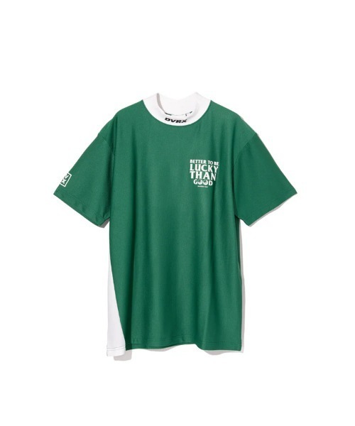 DEVEREUX GOLF tシャツ Peachy ManeメッシュモックTEE メンズ
