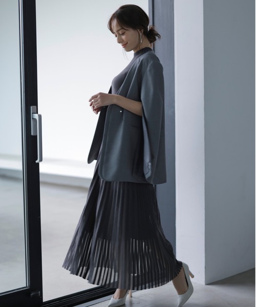 anuans（アニュアンス） ニットワンピース FREE ホワイト レディース