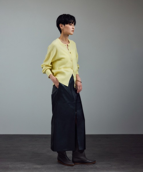 サロン アダム エ ロペ（SALON adam et rope’ ）/ラムレザータイトスカート SALON adam et rope'（サロン アダム エ ロペ） スカート ラムレザー