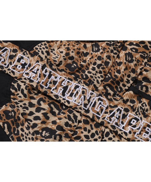 ミリタリージャケット モッズコート WILD LEOPARD PATTERN CROPPED SNOWBOARD JACKET レディースの画像